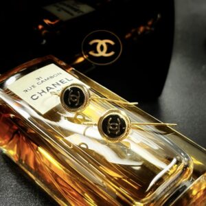 Vintage Chanel Button Earrings