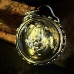 French WW1 Military Band Button Pendant