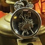 "Josephine" Antique Versailles Button Pendant - Image 7