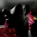 Chanel Gold Crystal Button Earrings