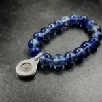 "Calais" Vintage Navy Blue Gucci Bee Button Charm - Image 5