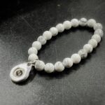 "Calais" Vintage White Gucci Bee Button Charm - Image 6