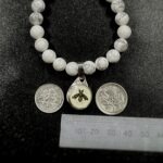 "Calais" Vintage White Gucci Bee Button Charm - Image 10