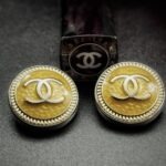 1960s Chanel Button Earrings