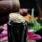 "Renee" Vintage Golden Chanel Button Clip On Earrings - Image 5