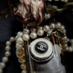 Vintage Black White Chanel Button Pendant