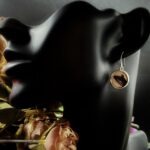 Antique Victorian Horse Button Earrings