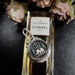 Vintage Chanel Elephant Button Pendant