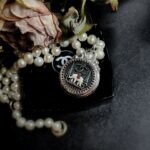 Vintage Chanel Elephant Button Pendant