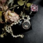 Vintage Chanel Elephant Button Pendant