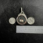 "Juliette" Vintage Chanel Elephant Button Pendant - Image 13