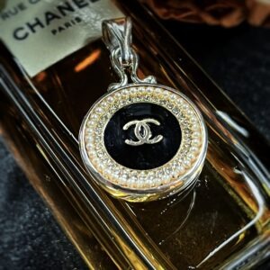 Vintage Chanel Pearl Crystal Pendant