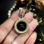 Vintage Chanel Pearl Crystal Pendant