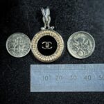 Vintage Chanel Pearl Crystal Pendant