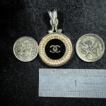 Vintage Chanel Pearl Crystal Pendant