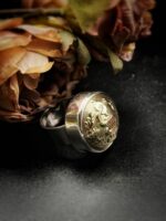 French WW1 Medical Military Uniform Button Ring
