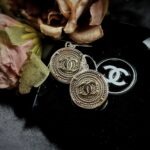 1940s Vintage Original Chanel Rope Button Earrings