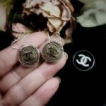 1940s Vintage Original Chanel Rope Button Earrings