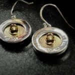 "Anais" Chanel Vintage Gold Rope Button Earrings - Image 10