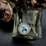 Vintage Chanel Swallow Button Pendant