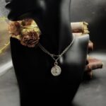Vintage Chanel Swallow Button Pendant