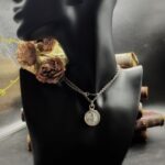 Vintage Chanel Swallow Button Pendant