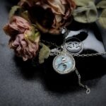 Vintage Chanel Swallow Button Pendant