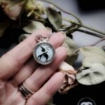 Vintage Chanel Swallow Button Pendant
