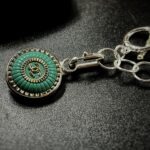 Vintage Chanel Silver Pearl Button Charm Bracelet