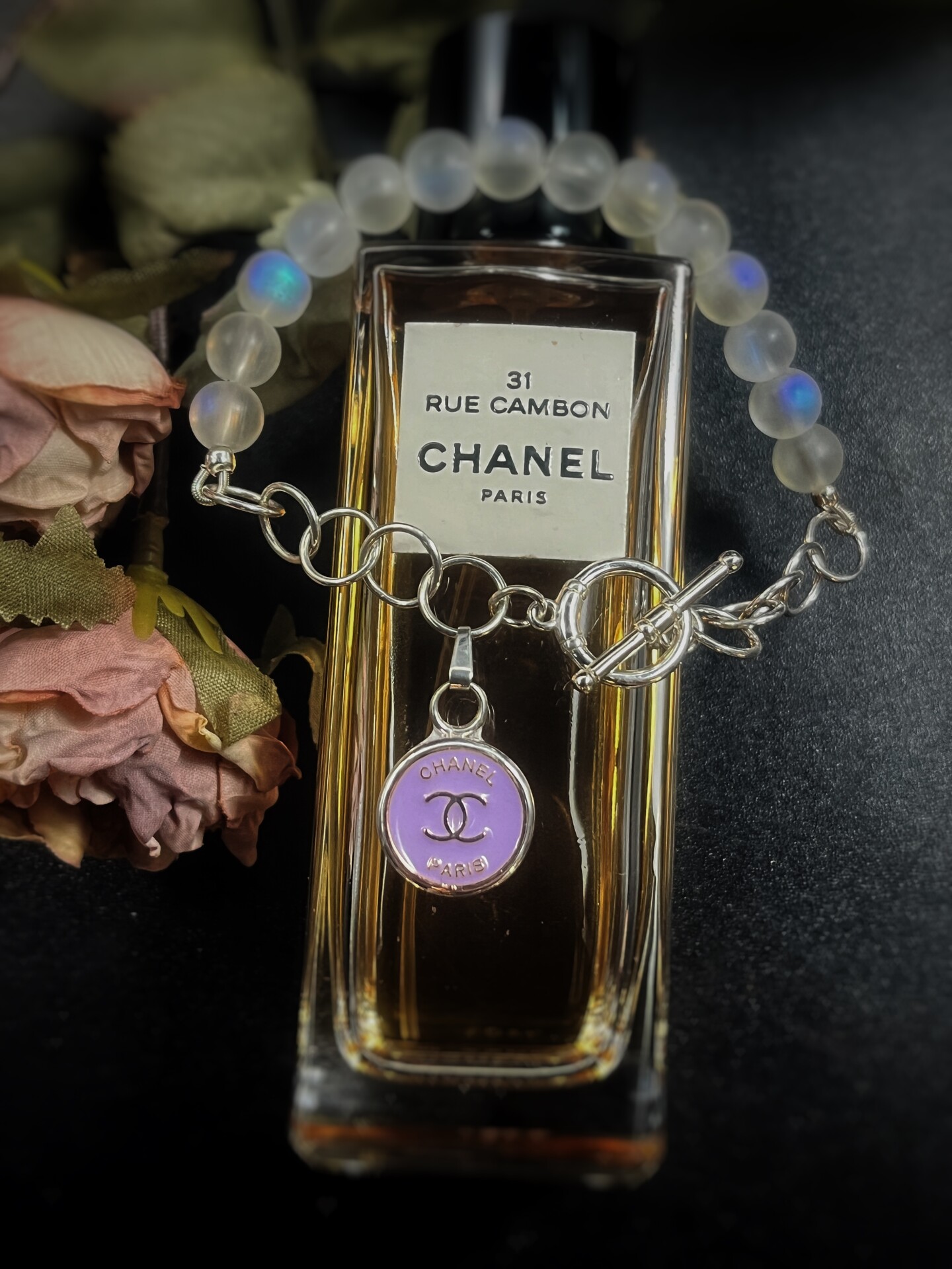Antique 1920s Chanel Button Charm Bracelet Antique 1920s Chanel Button Charm Bracelet