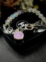 Antique 1920s Chanel Button Charm Bracelet
