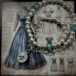 Vintage Chanel Button Necklace