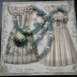 Czech Black Glass Button Necklace