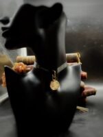 Vintage Chanel Gold Button Pendant