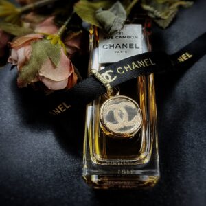 Vintage Chanel Gold Button Pendant