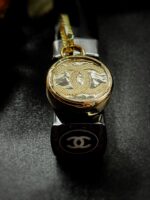 Vintage Chanel Gold Button Pendant