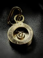 Vintage Chanel Gold Button Pendant