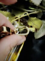 Vintage Chanel Gold Button Pendant