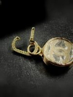 Vintage Chanel Gold Button Pendant
