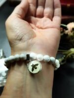 Gucci Bee Button Beaded Bracelet