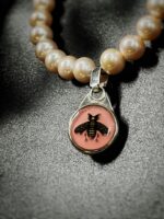 Gucci Bee Button Beaded Bracelet