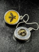 Vintage Gucci Bee Button Earrings