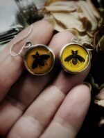 Vintage Gucci Bee Button Earrings