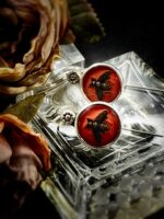 Vintage Gucci Bee Button Earrings