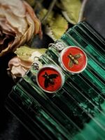 Vintage Gucci Bee Button Earrings
