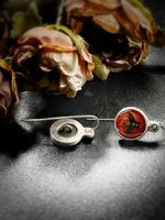 Vintage Gucci Bee Button Earrings