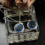 Vintage Gucci Bee Button Earrings