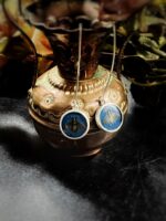 Vintage Gucci Bee Button Earrings