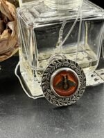 Vintage Gucci Bee Button Necklace