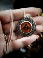 Vintage Gucci Bee Button Necklace